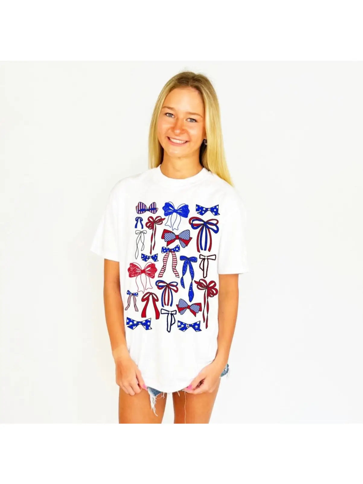 USA Bow Collage Tee