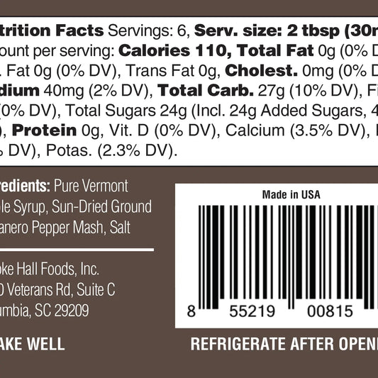 The General's Hot Sauce - Maple Mayhem