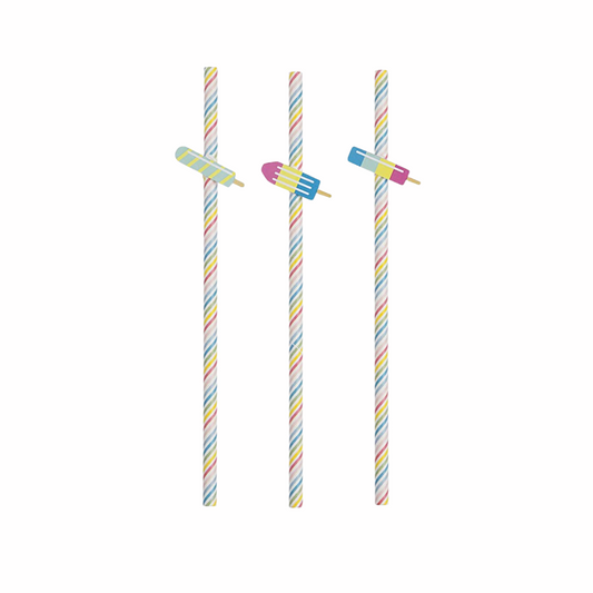 Popsicle Lolli Straws