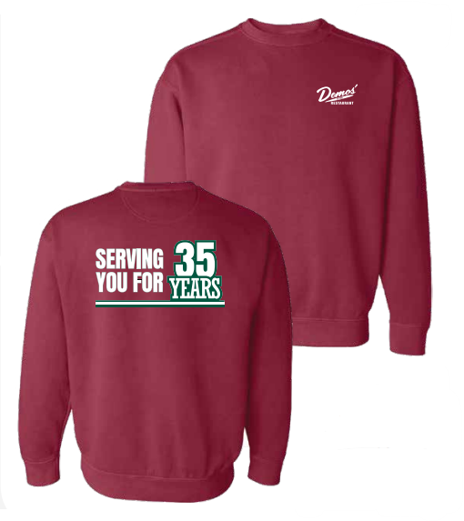 Demos' 35th Anniversary Sweatshirt