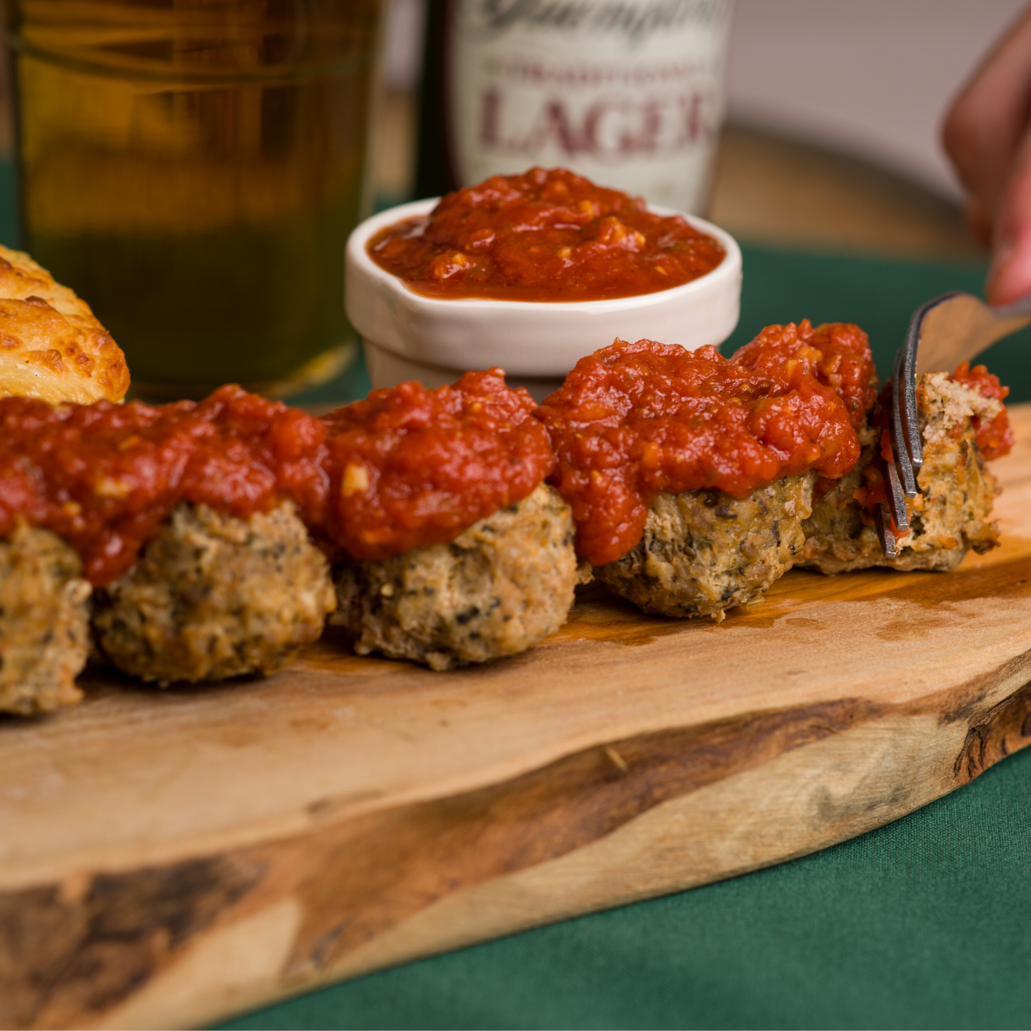 Meatballs with Homemade Marinara Sauce