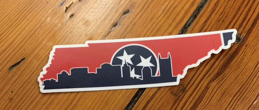 Skyline Vinyl Sticker