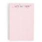 Let's Do This Notepad