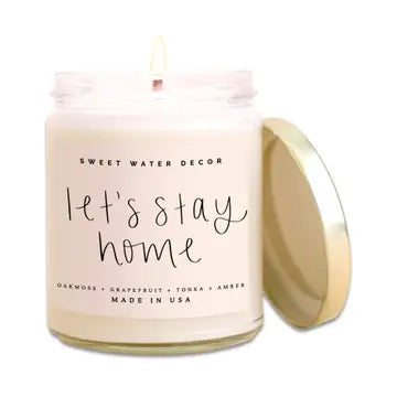 Let's Stay Home Candle