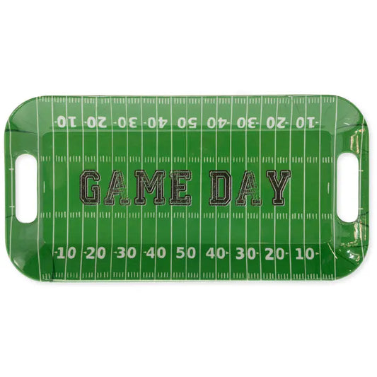 Melamine Game Day Football Tray