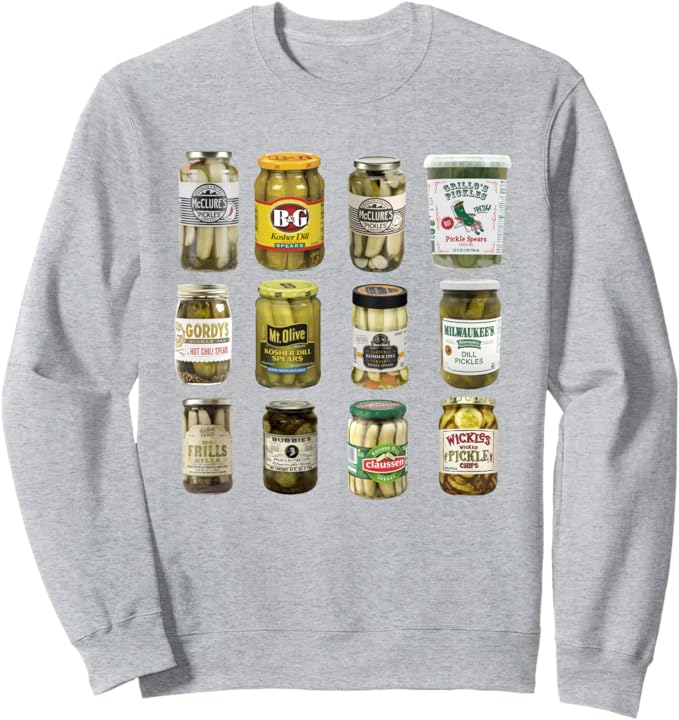 Canned Pickle Lover Sweatshirt