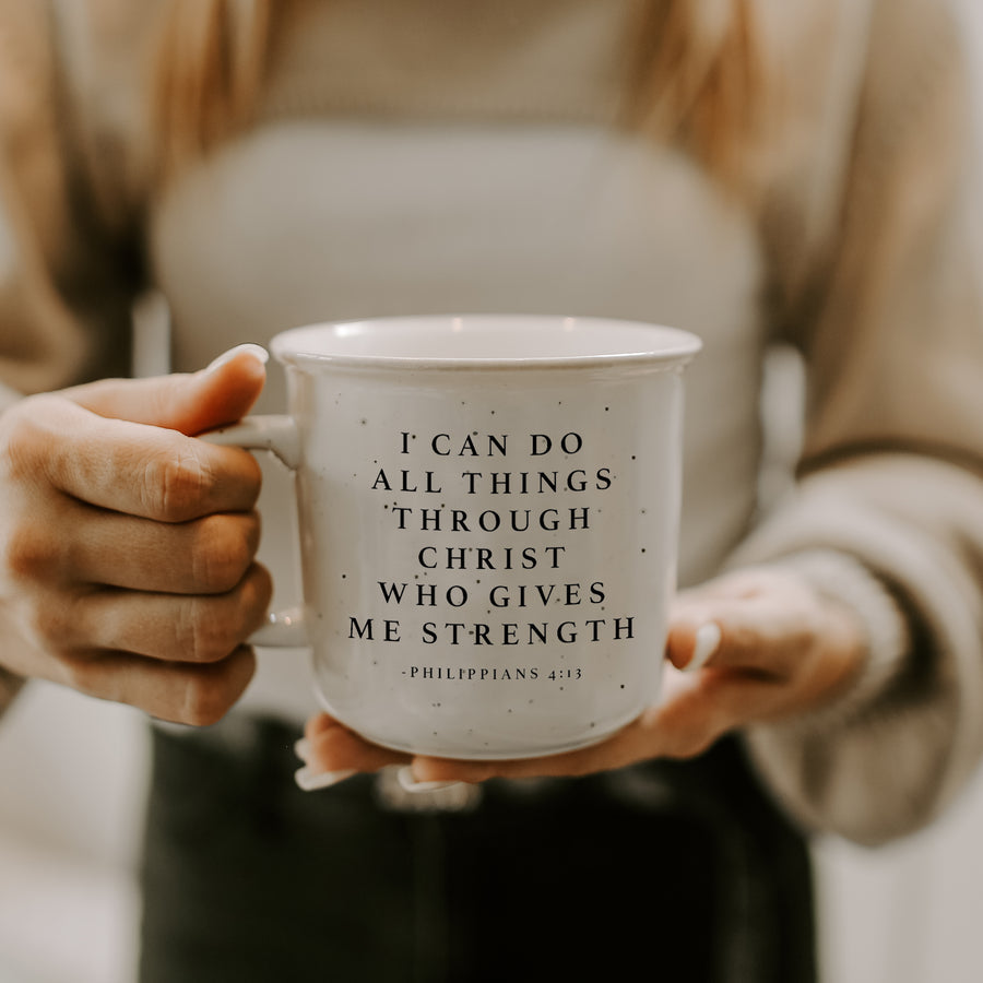 I Can Do All Things Through Christ Campfire Coffee Mug