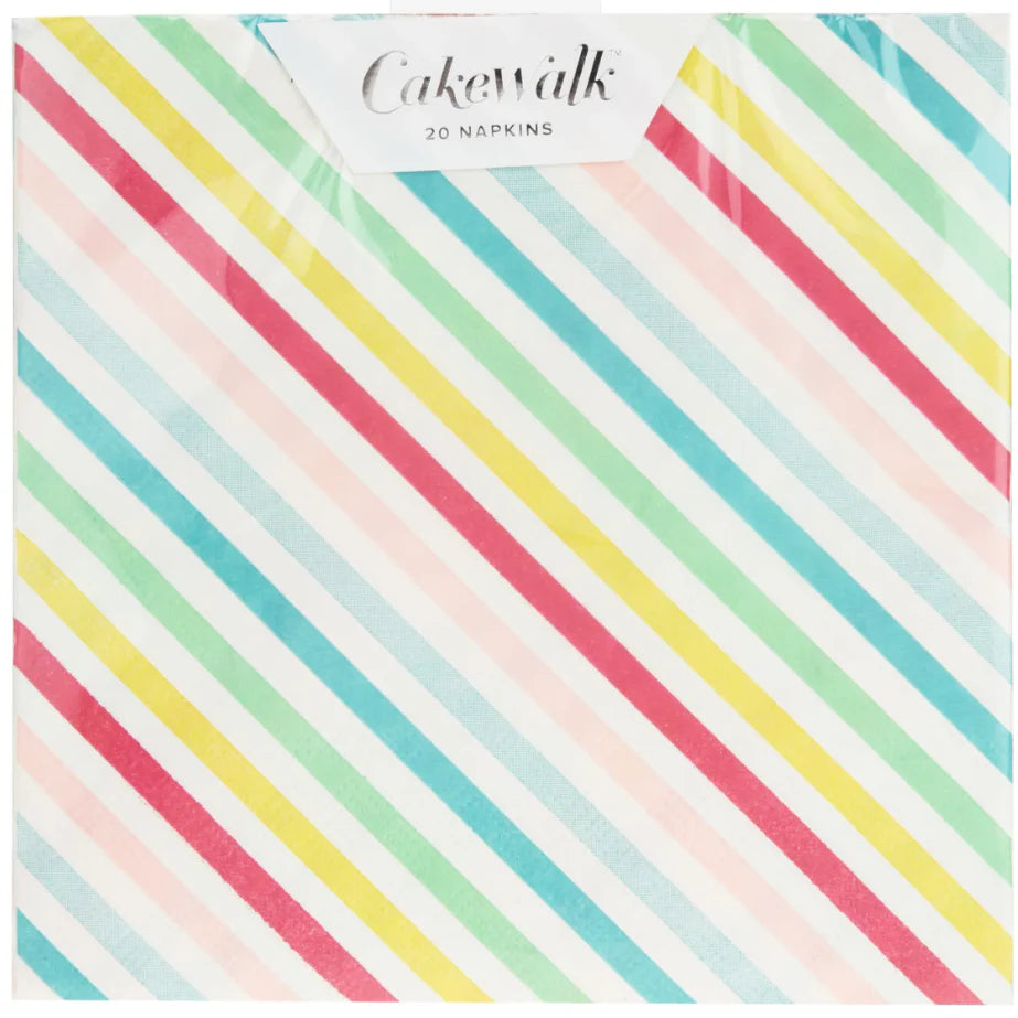 Sugar & Stripe Dinner Napkin by Cakewalk