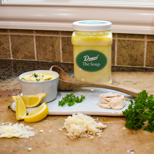 Demos' Baked Chicken & Rice Soup Care Package