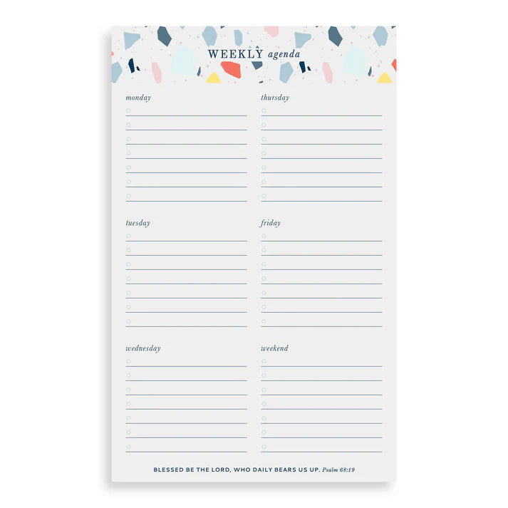 Weekly Agenda Notepad