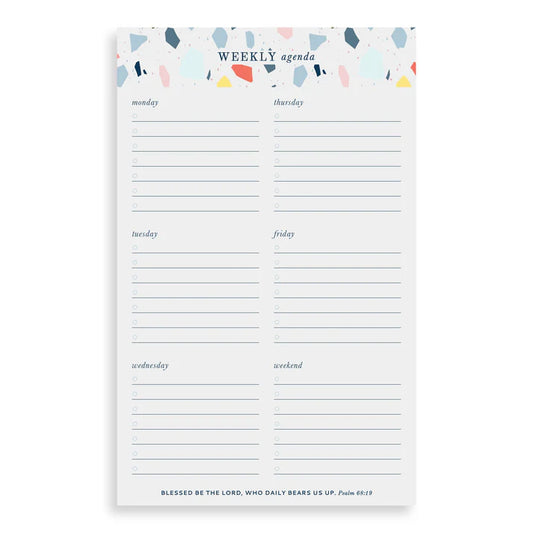 Weekly Agenda Notepad