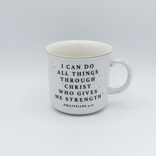 I Can Do All Things Through Christ Campfire Coffee Mug