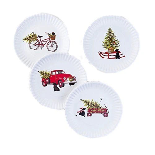 Holiday Melamine Plates