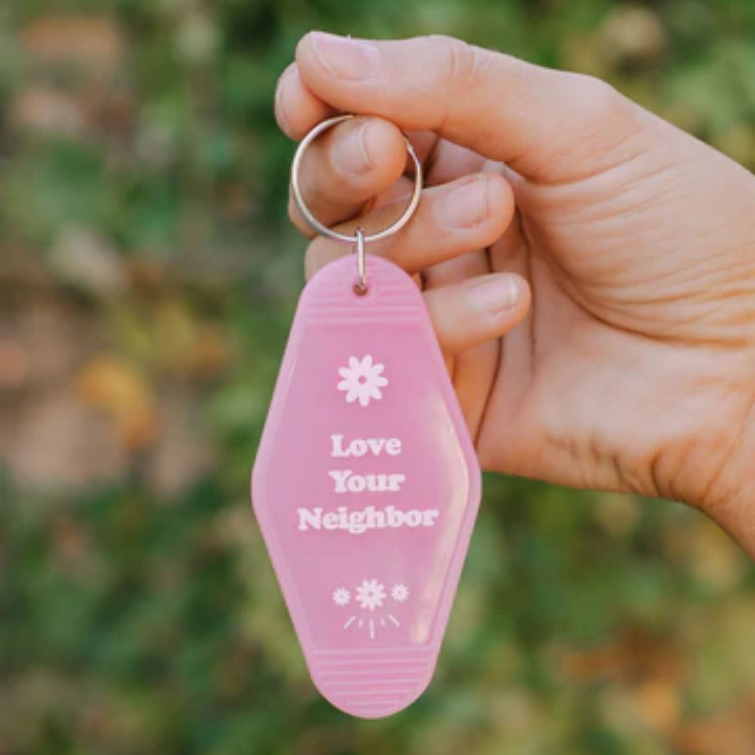 Love Your Neighbor Keychain