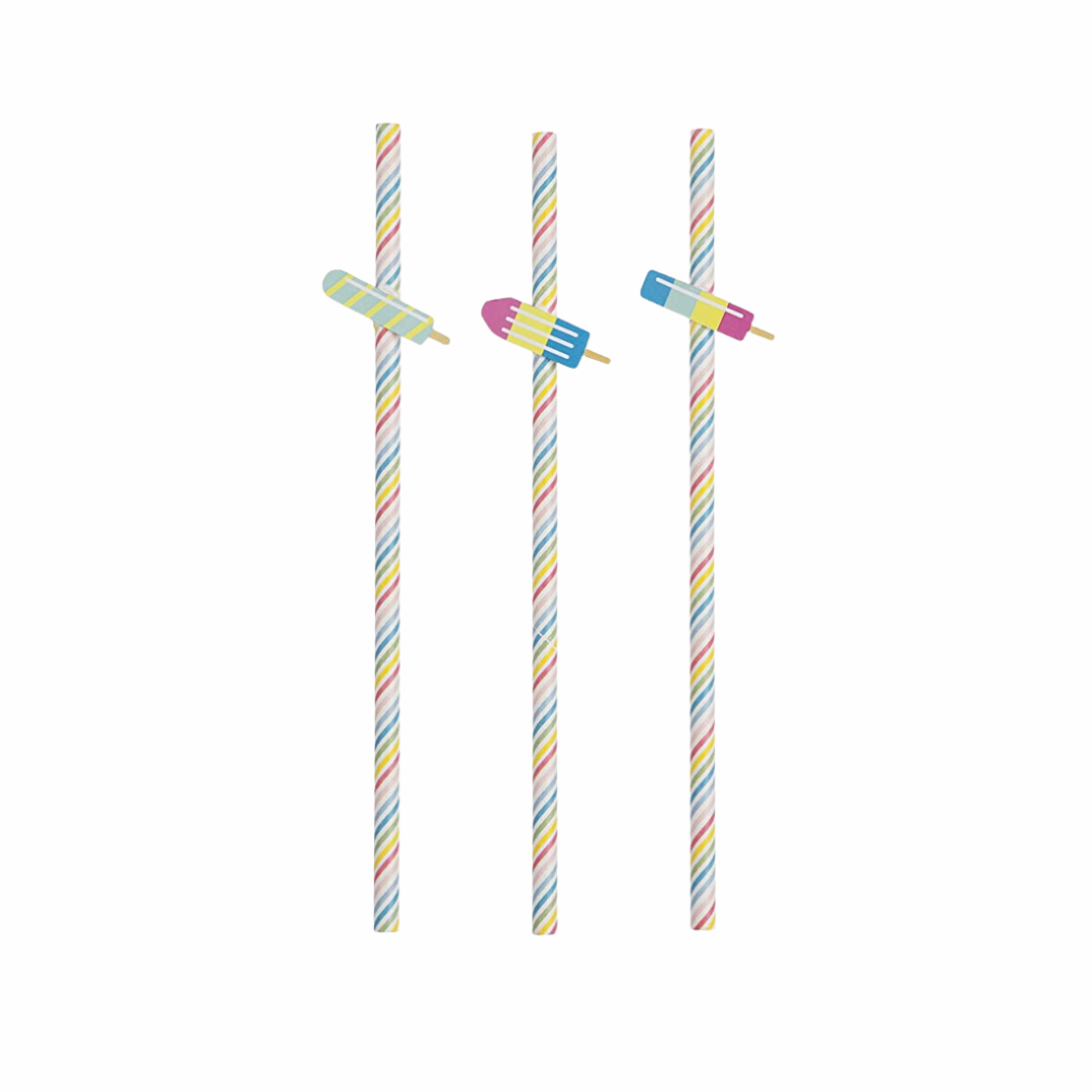 Popsicle Lolli Straws